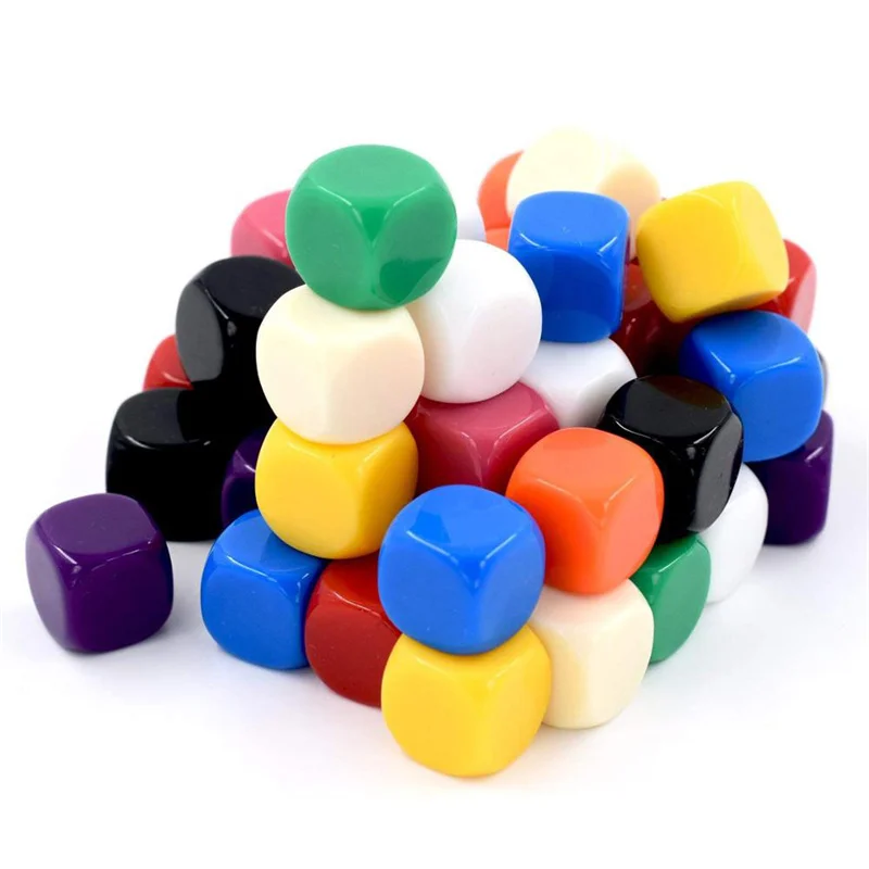 Board Game Loop - 10 buah akrilik 16mm multiwarna kosong