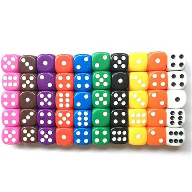 Board Game Digital - 10 buah kualitas tinggi 16mm Multi