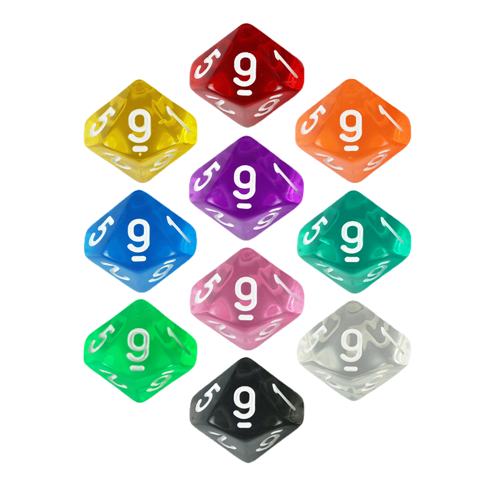 Permainan Papan Dadu D10 10pcs - Board Game Digital ulasan dan harga