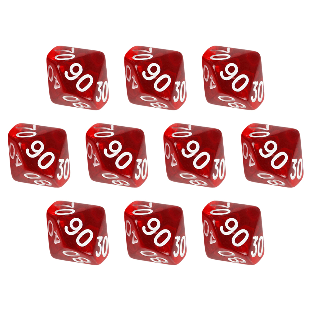 D10(00-90) Set Dadu 10 Buah Da - Board Game Digital ulasan dan harga